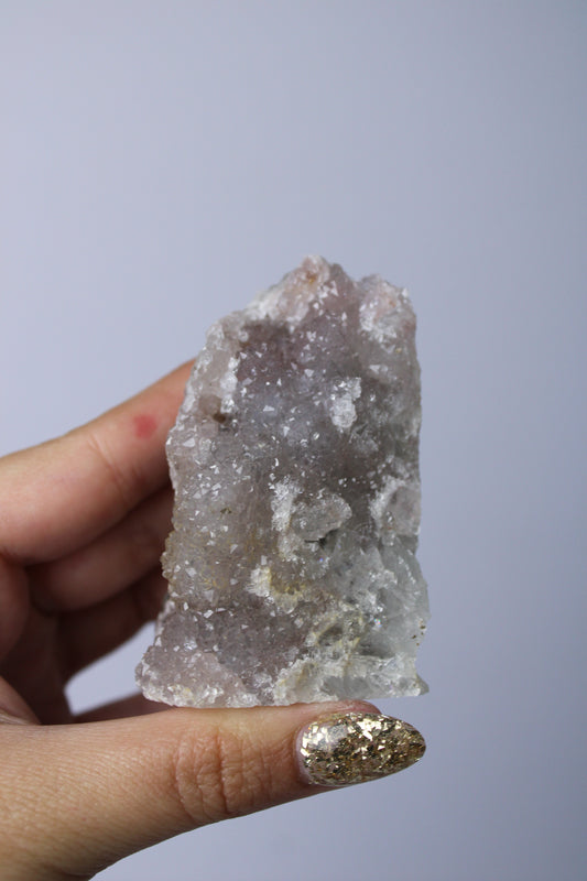 Roze regenboog amethist freeform - Gemstone Dreams