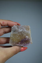 Flower amethyst orange/purple cluster