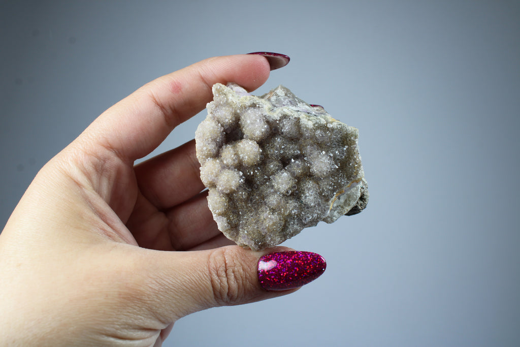 Rainbow amethyst cluster