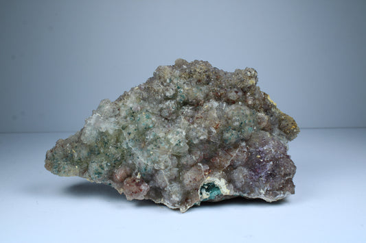 XL regenboog amethist cluster