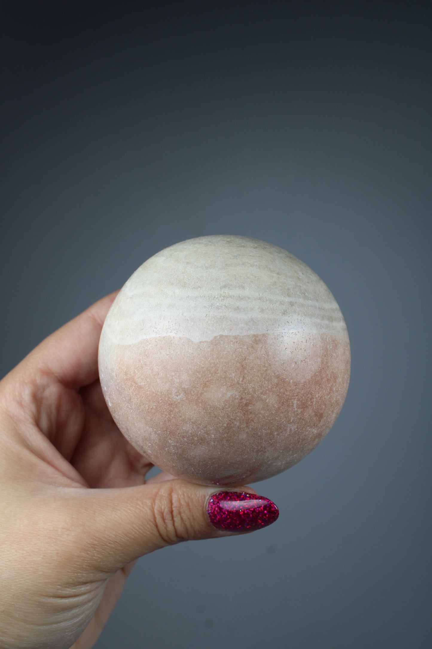 Roze amethist sphere