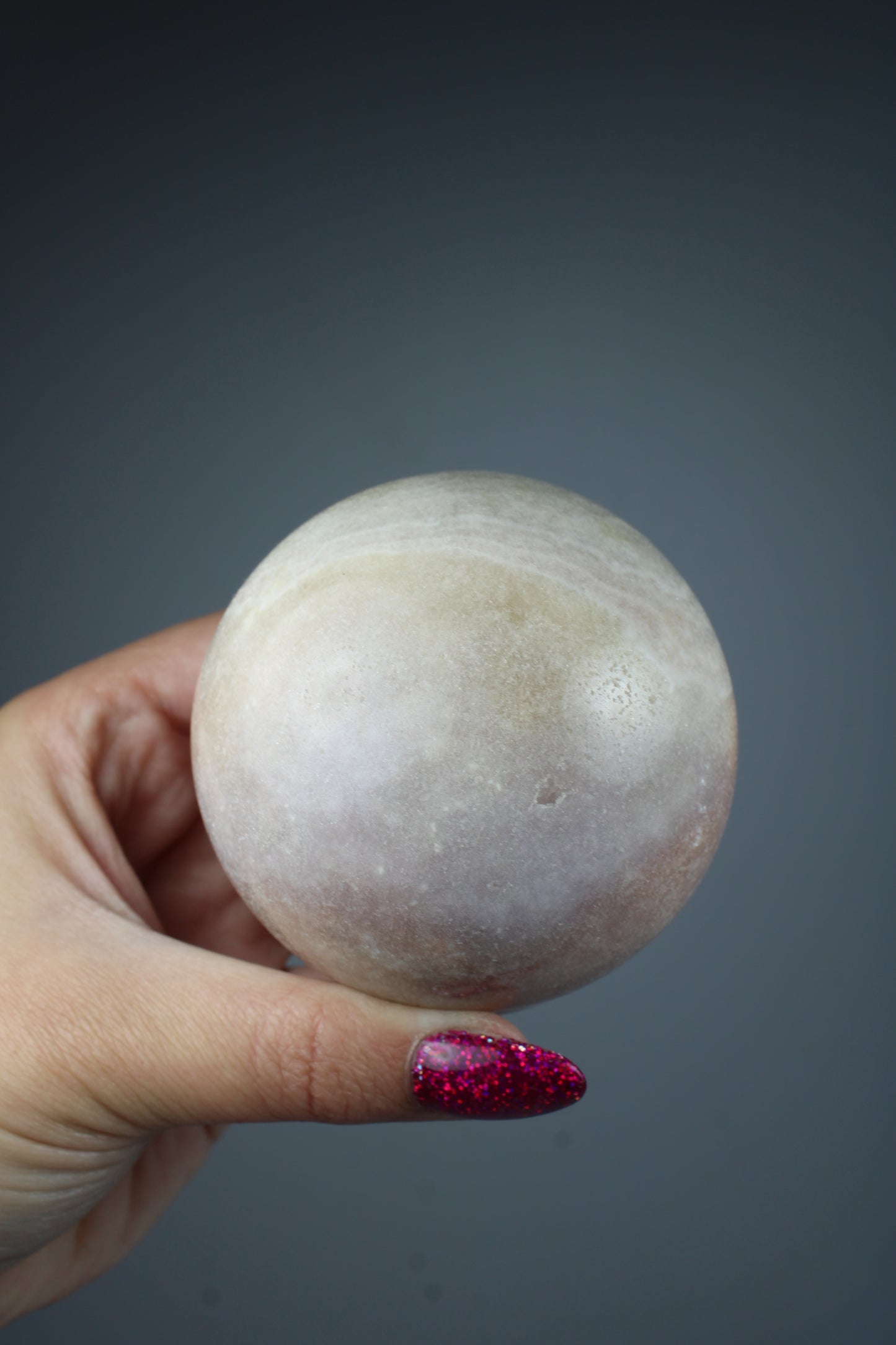 Roze amethist sphere
