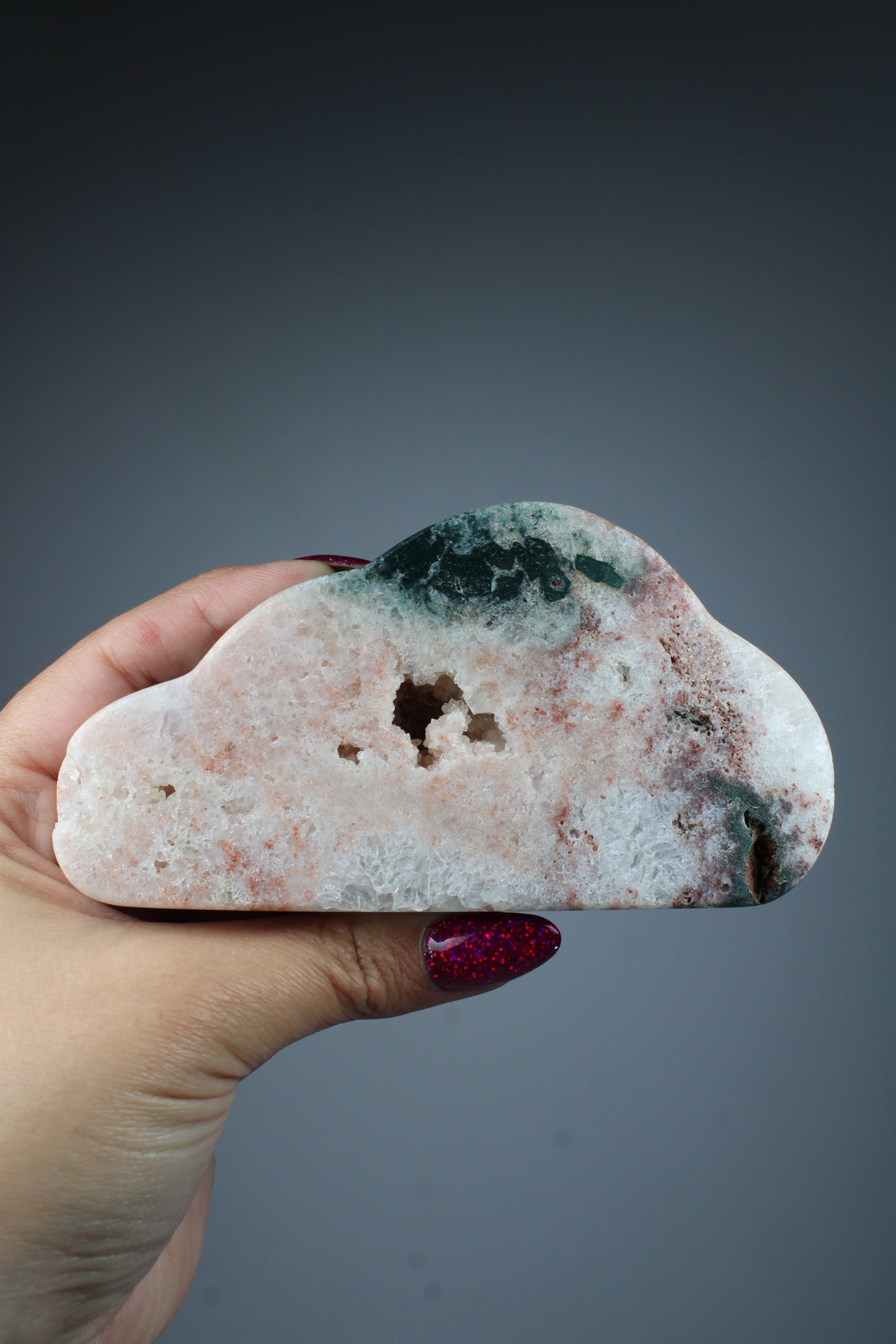 Pink amethyst cloud