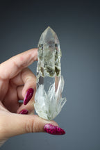 Chlorite in rock crystal