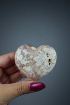 Roze amethist hartje