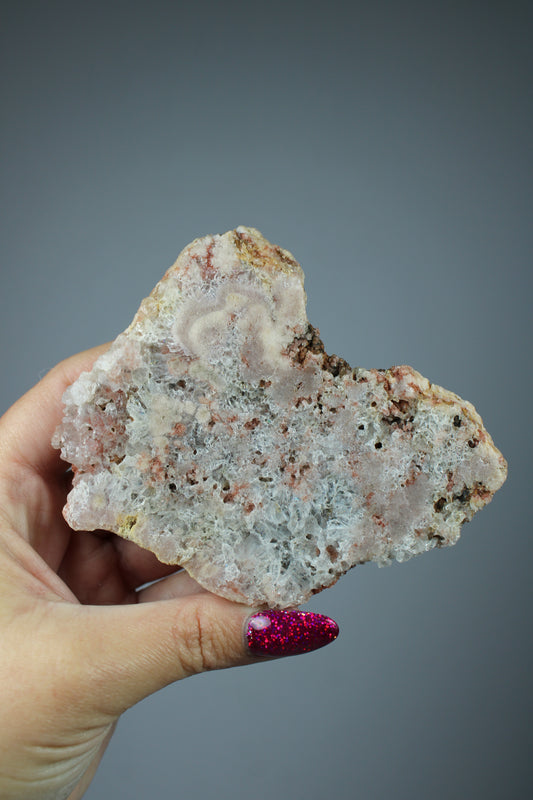 Roze amethist slab