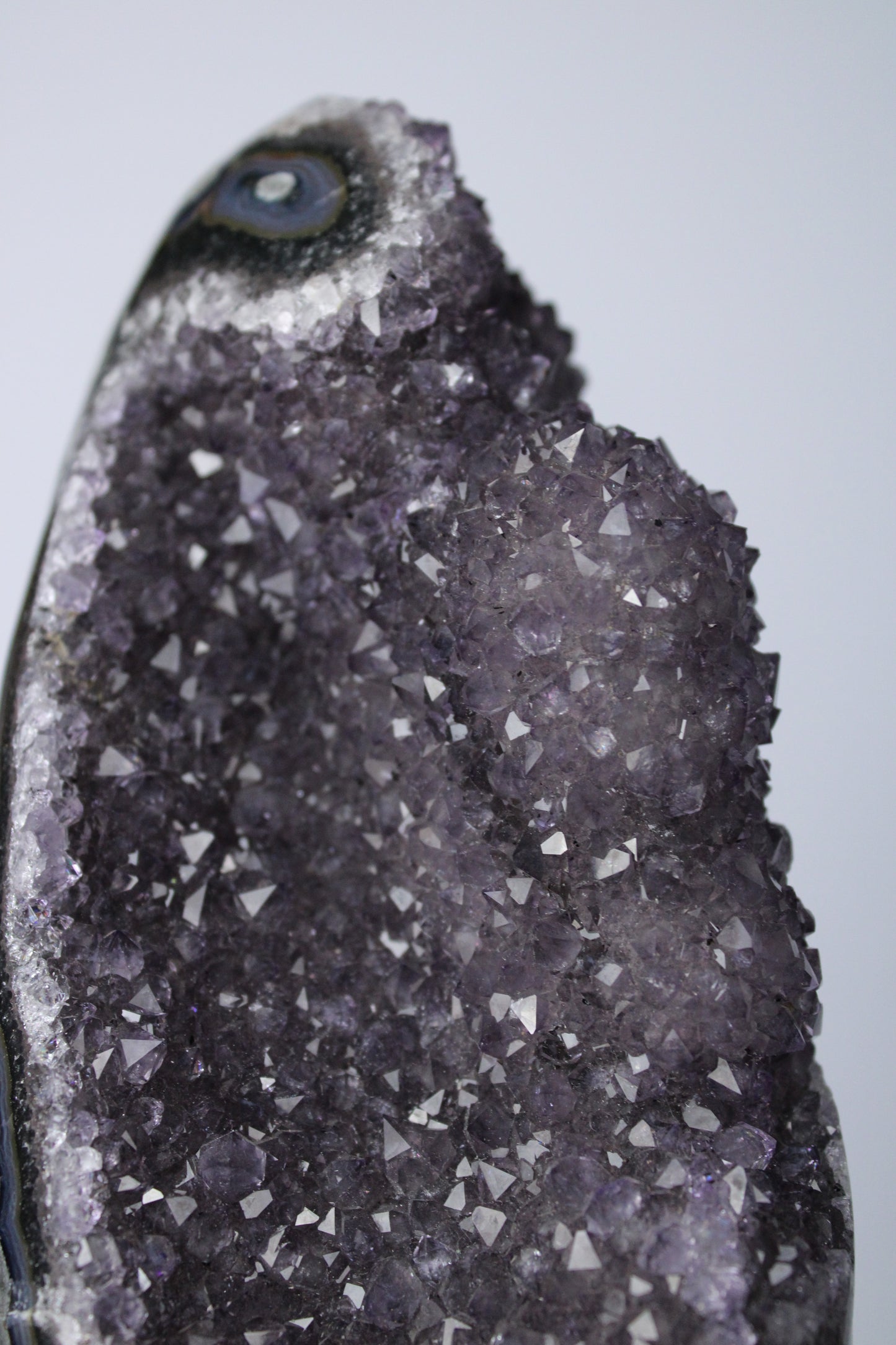 XL amethist stalactiet standvlak - Gemstone Dreams