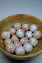 Pink agate ball