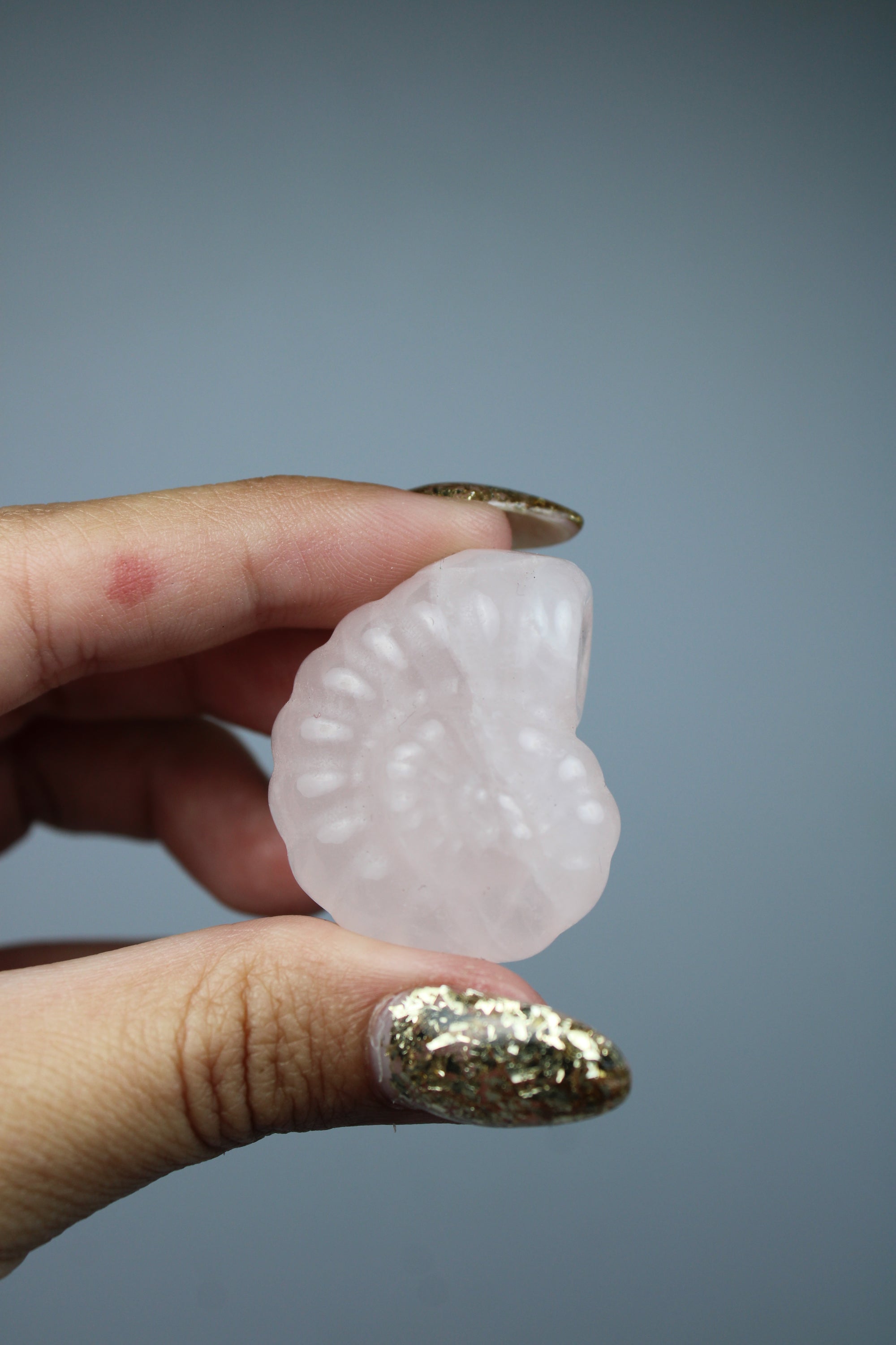 Rose quartz shell