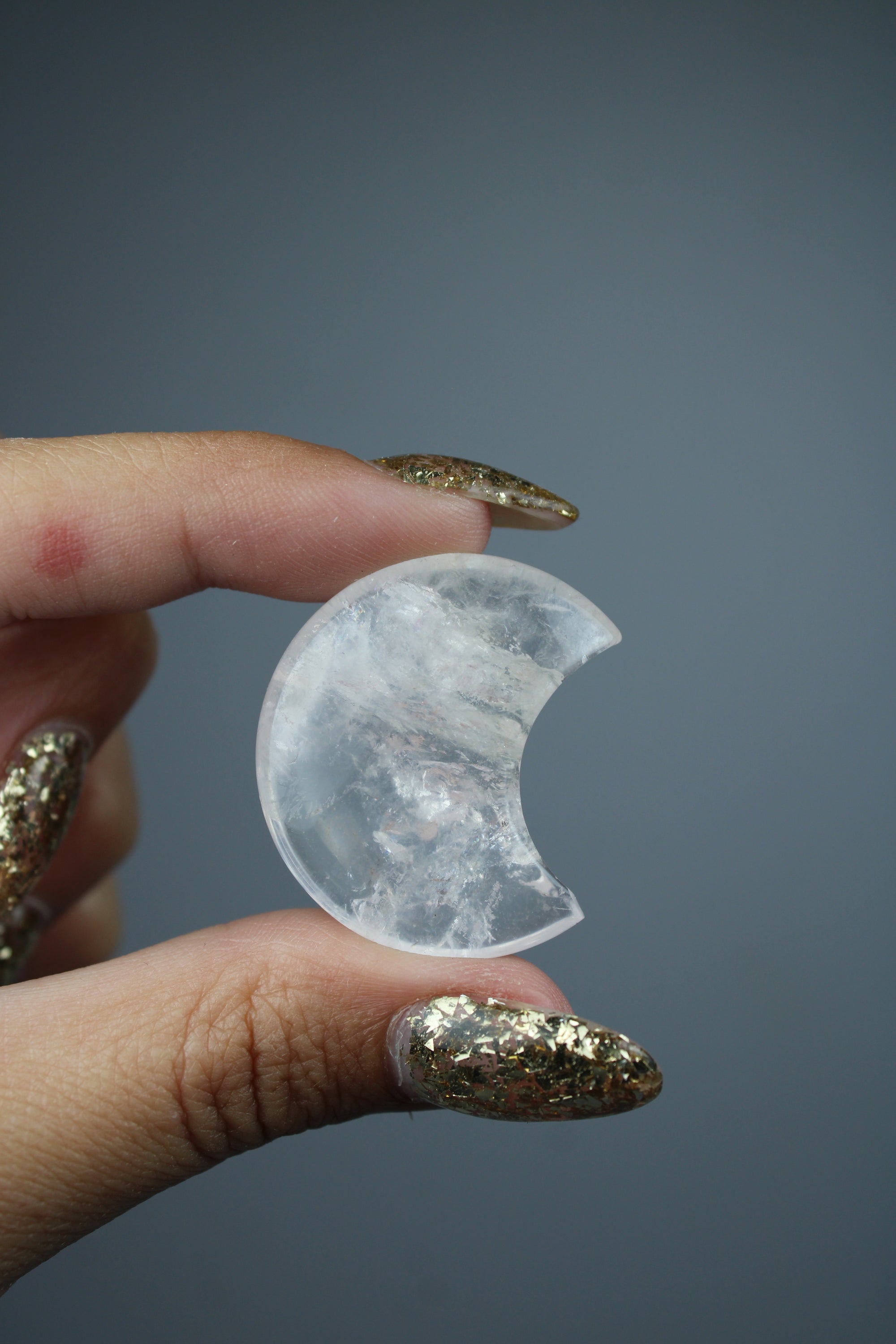 Rock crystal moon