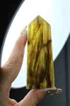 Gouden mica toren