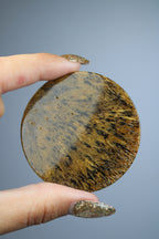 Gouden rutiel schijfje