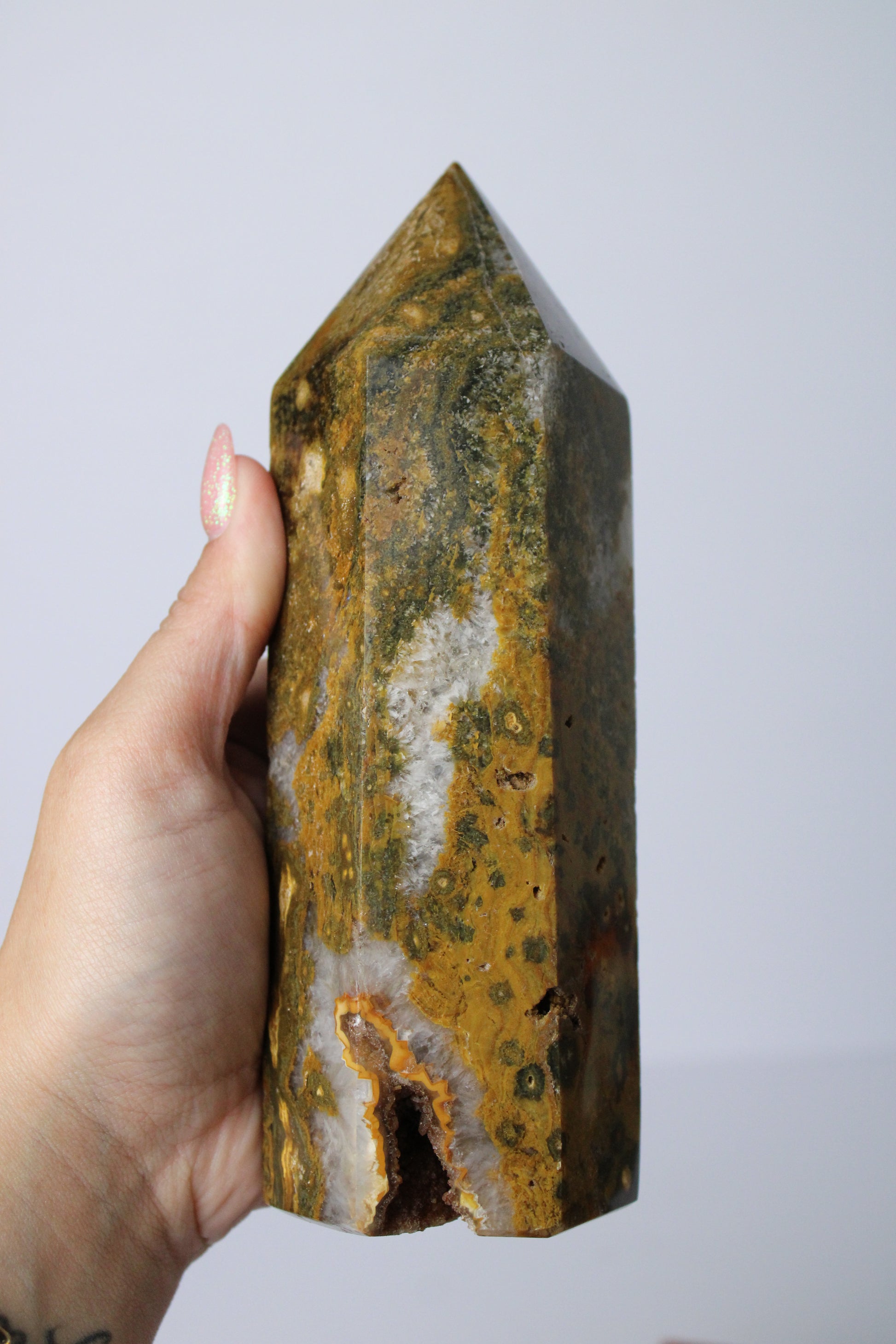 XL Oceaan jaspis toren - Gemstone Dreams