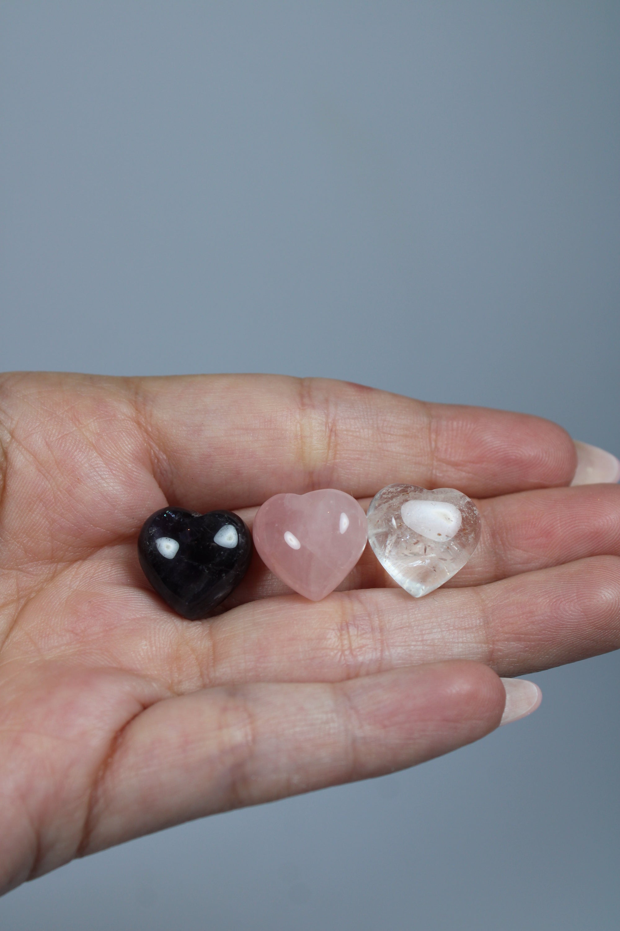 Golden triangle hearts set