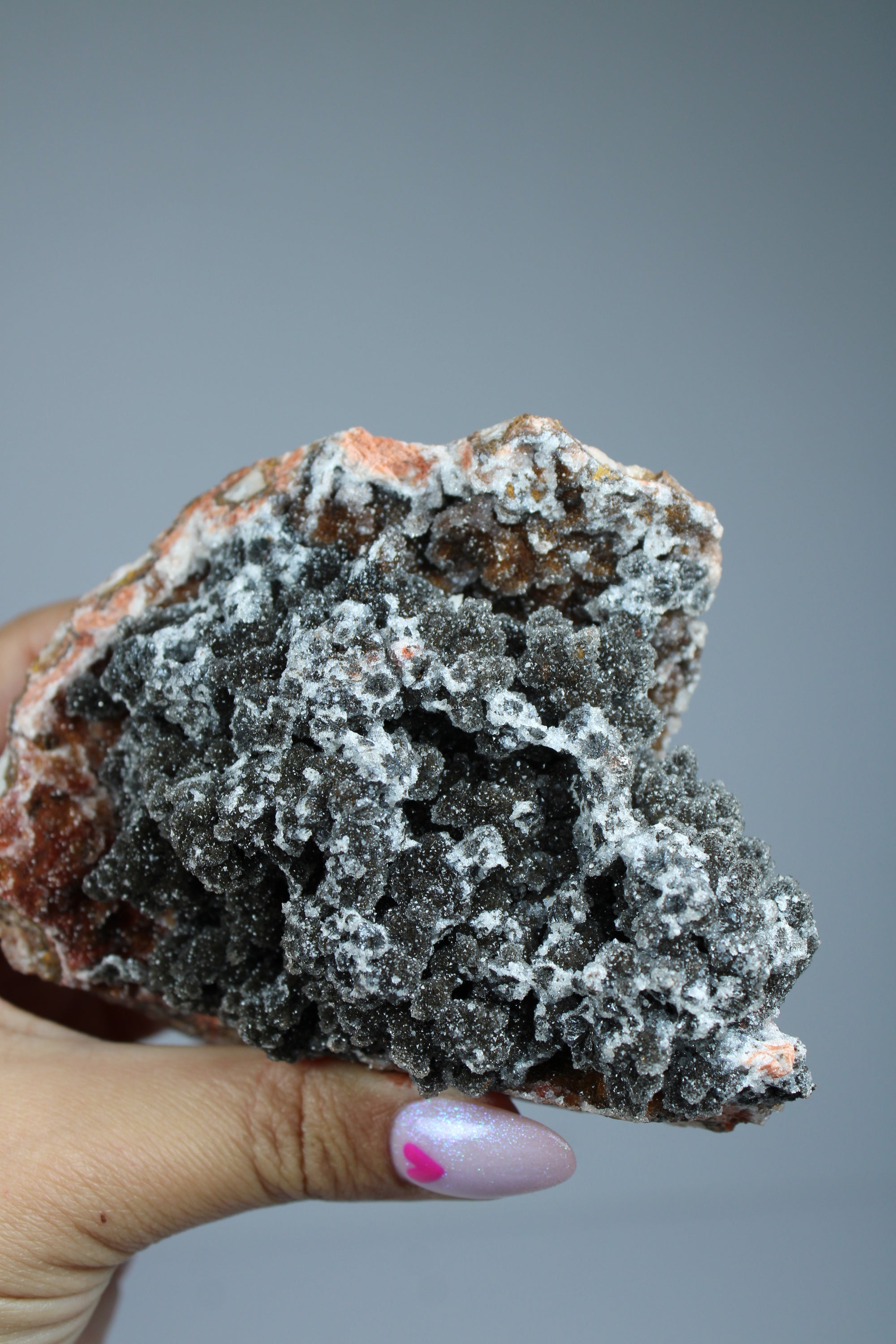 Manganese quartz cluster (zeldzaam)