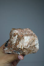 Manganese quartz cluster (zeldzaam)