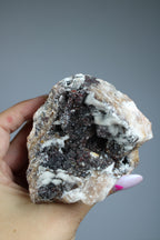 Manganese quartz cluster (zeldzaam)
