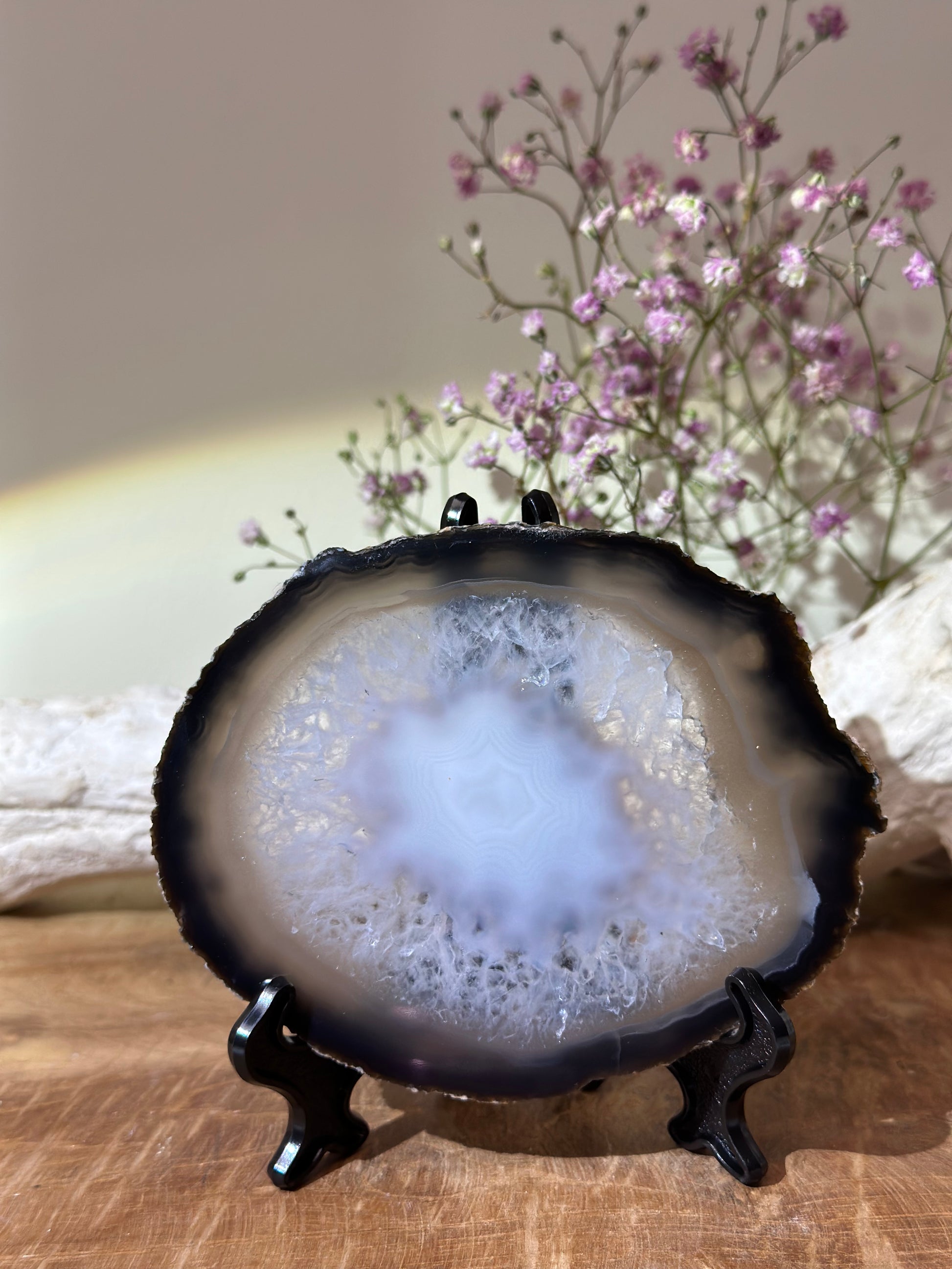 Schijfhouders zwart 2 formaten - Gemstone Dreams