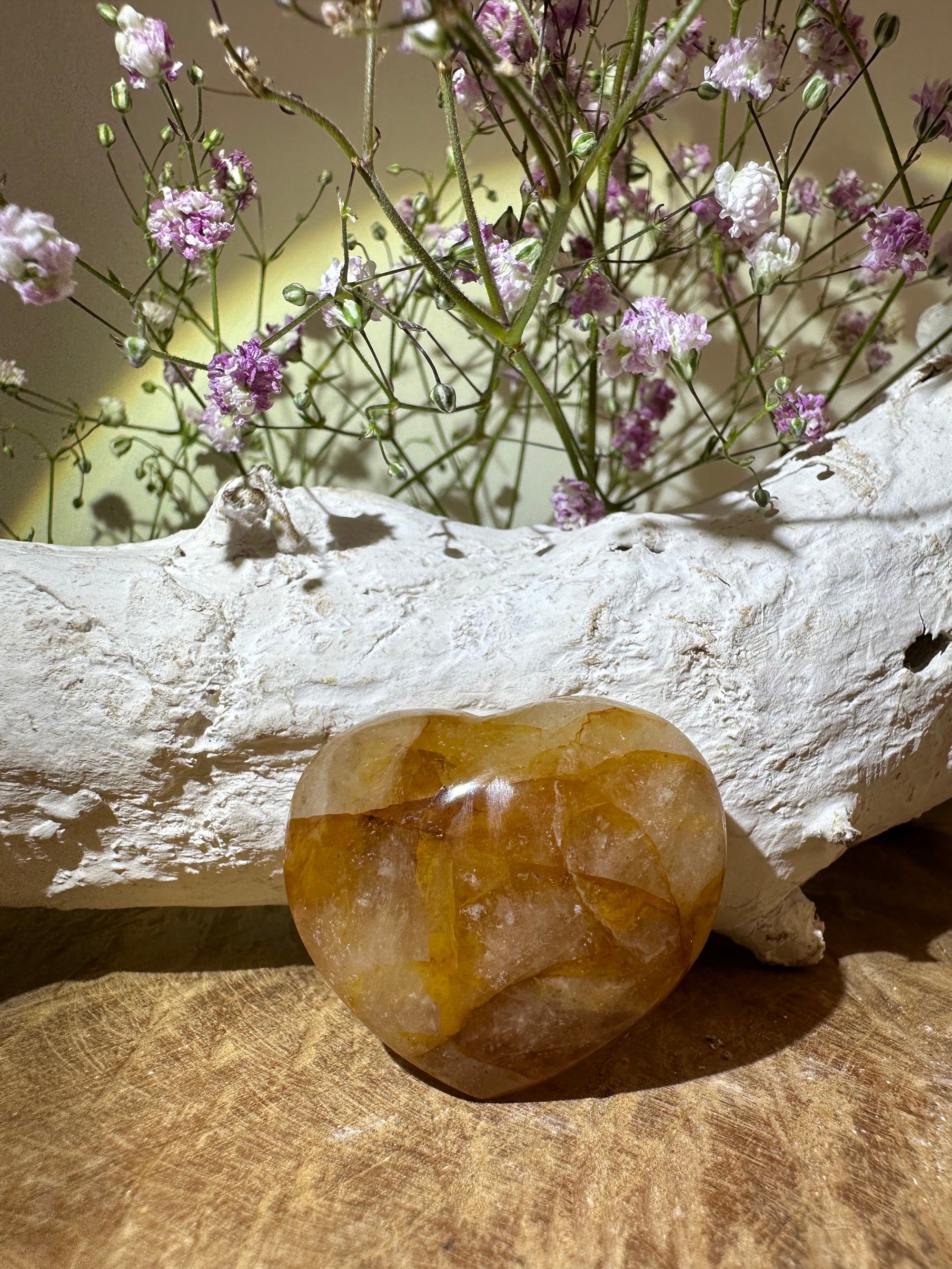 Golden healer hartje - Gemstone Dreams