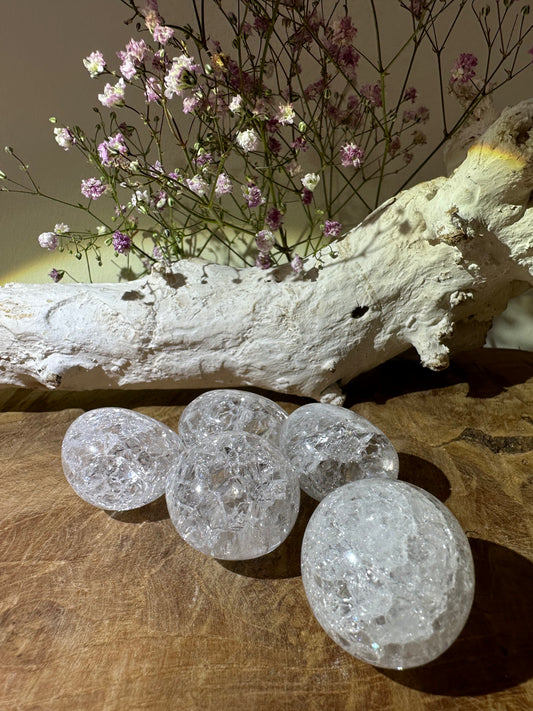 Fire and ice kwarts - Gemstone Dreams