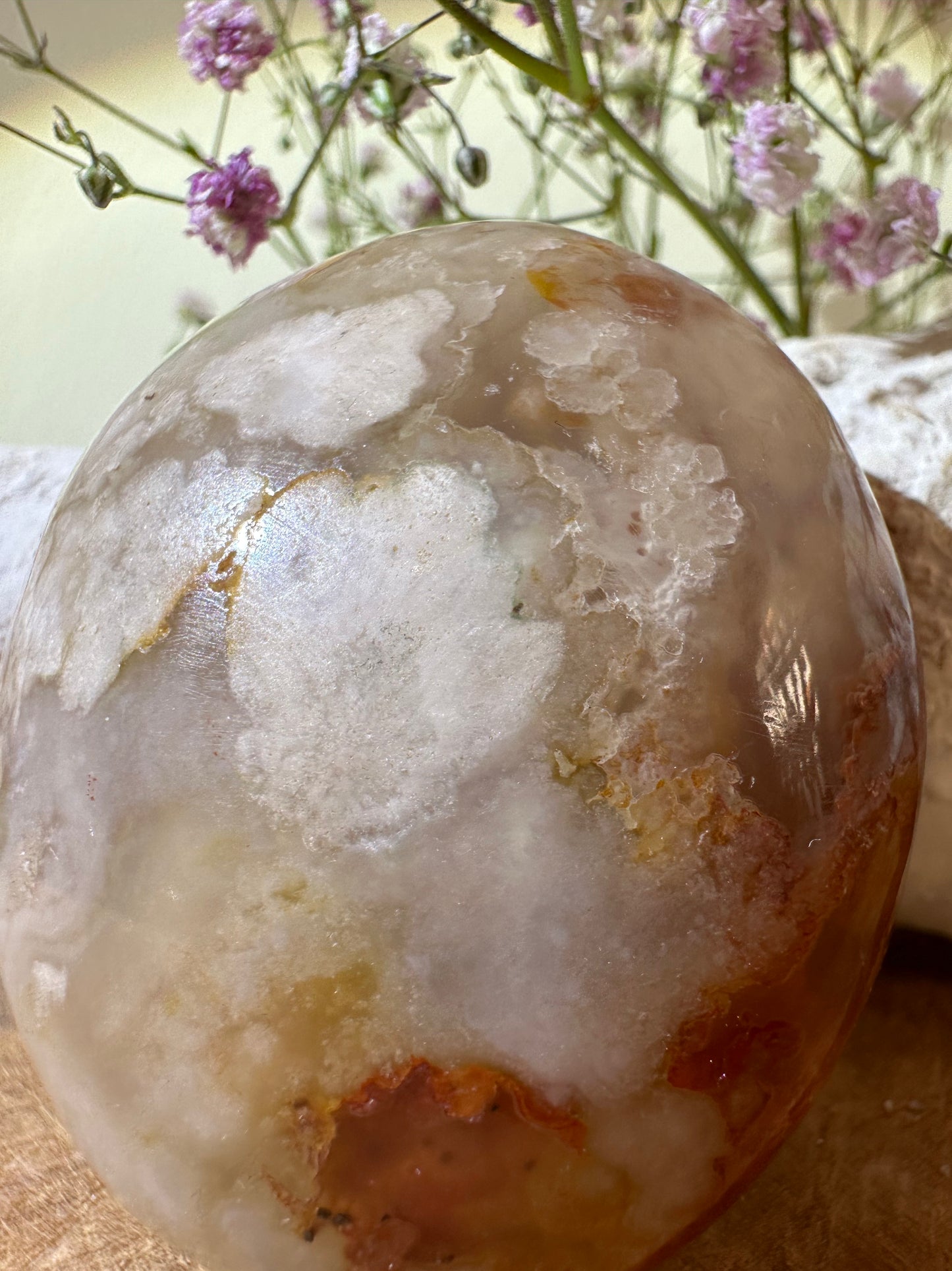 Bloemagaat palmsteen - Gemstone Dreams