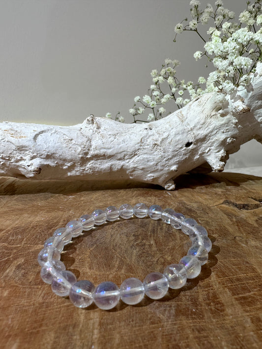 Angel aura armband 8mm - Gemstone Dreams