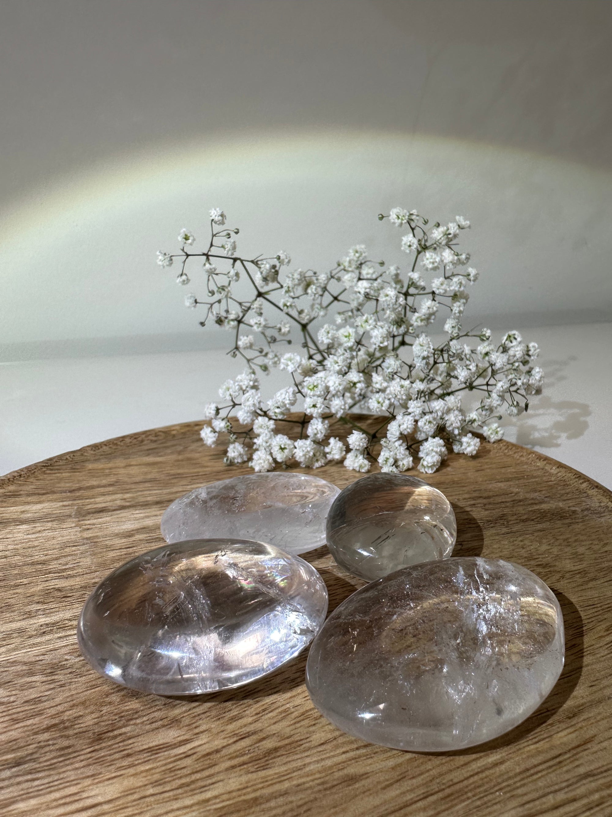 Bergkristal palmsteen - Gemstone Dreams
