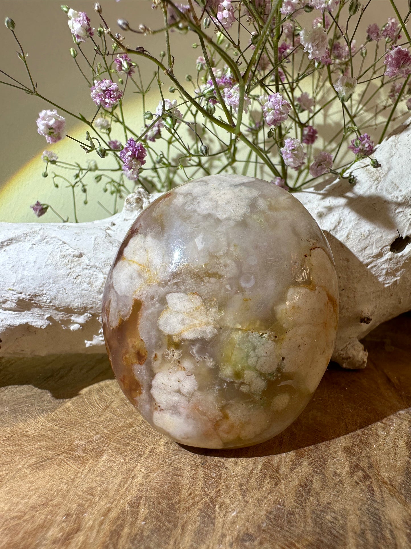 Bloemagaat palmsteen - Gemstone Dreams