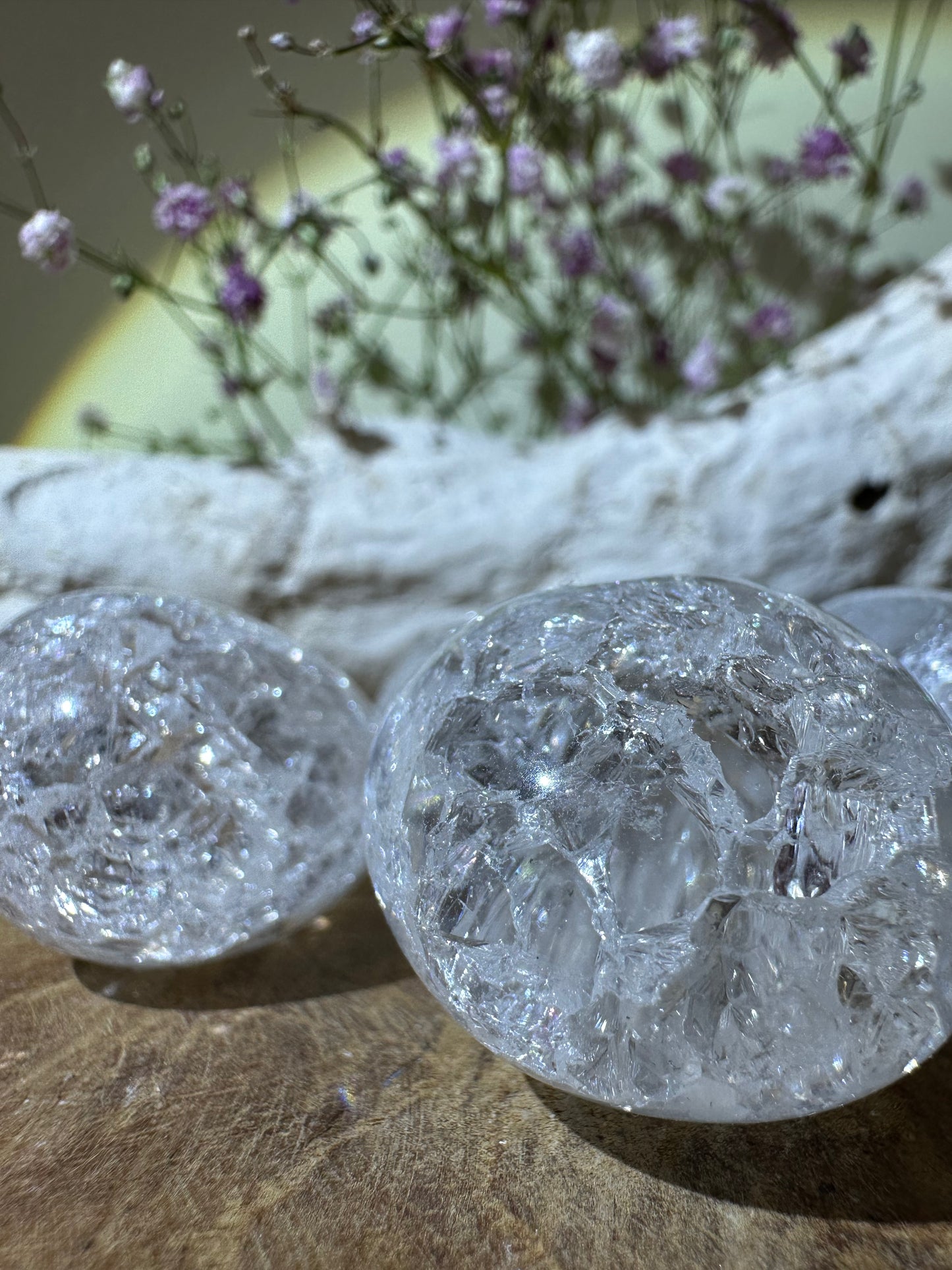 Fire and ice kwarts - Gemstone Dreams