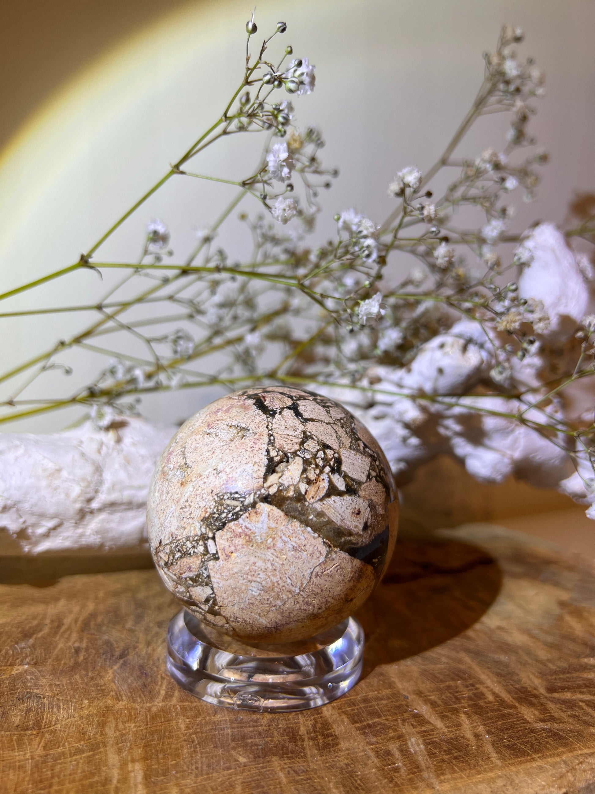 Maligano jaspis sphere - Gemstone Dreams