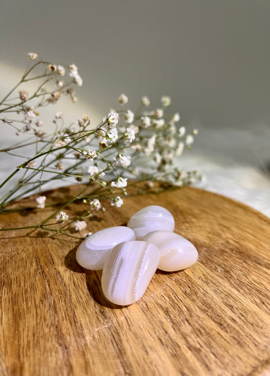 Witte agaat - Gemstone Dreams